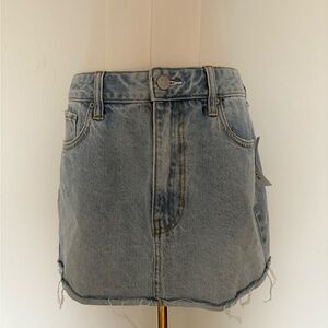NWT PacSun Light Blue Denim Skirt